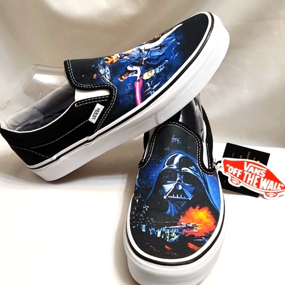 Vans Classic × Star Wars A New Hope Slip-on sneakers ( m size 9, w size 10.5) - Picture 2 of 14
